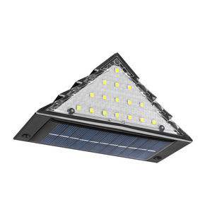 <b>LED</b> Solar Step <b>Light</b> 22 <b>LED</b> Triangular Wall Mount Outdoor Garden Lighting Waterproof <b>Light</b> <b>Sensor</b> Auto On Off - Product Image 1