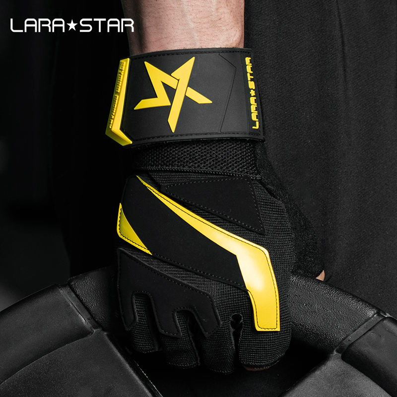 LS0738 Weightlifting Workout Gloves With Wrist