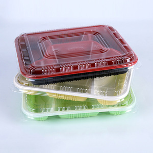 OEM ODM Disposable Rectangular <b>Plastic</b> Lunch Boxes PP Material Lid Takeout Food Customized Color Glossy Lamination Household - Product Image 3