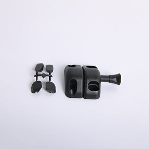 Nylon plastique PA66 piscine clôture porte serrure noir autobloquant bois porte matériel magnétique porte loquet <span class=keywords><strong>papillon</strong></span> serrure sans clé - Product Image 3