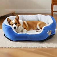 Coussin pour chien en peluche solide et chaud, niche pour chien, tapis pour chien, amovible et lavable, fournitures pour animaux de compagnie