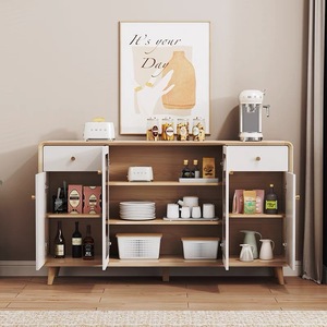 Buffet en bois de luxe léger, écologique et durable, avec porte en verre, pour <span class=keywords><strong>restaurant</strong></span>, cuisine, salon, maison - Product Image 4