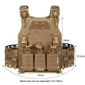 Aangepaste Outdoor Training Gear Utility <span class=keywords><strong>Camo</strong></span> Plaat Drager Multi-Functionele Quick Release Nylon Molle Tactisch <span class=keywords><strong>Vest</strong></span> Met Mag Pouch - Product Image 2