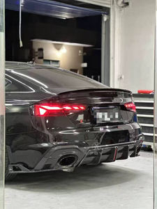 NUOVO Diffusore Posteriore in Fibra di Carbonio Stile AE con Luce LED per Audi <span class=keywords><strong>A5</strong></span> S5 B9.5 <span class=keywords><strong>Sportback</strong></span>/Coupé - Product Image 3