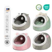 Fournisseur de lits pour chats en forme d'animaux de luxe, vente en gros, lit pour chat ludique et stimulant, nid pour animaux de compagnie