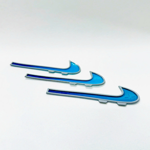 Gradient Effect TPU Logo Patches Team Logo Embroidered Felt Twill Sew-On Iron-On Heat Transfer Techniques Garment Accessories - Product Image 1