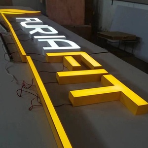7 días de tiempo de producción 12cm tatuaje LED signo compras en línea personalizado 3D LED letra signo publicidad 3D acrílico LED signo - Product Image 6