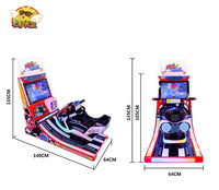 Super Time and Space Racing Simulator Arcade, Máquina de Juego de Carreras Imprescindible, Máquina de Juego Operada con Monedas para Interiores