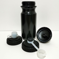 Bouteille d'eau réutilisable PP 20OZ 600ML pour le sport et le vélo, avec couvercle, couleurs blanc, vert, orange, noir, logo personnalisé – Offre Spéciale