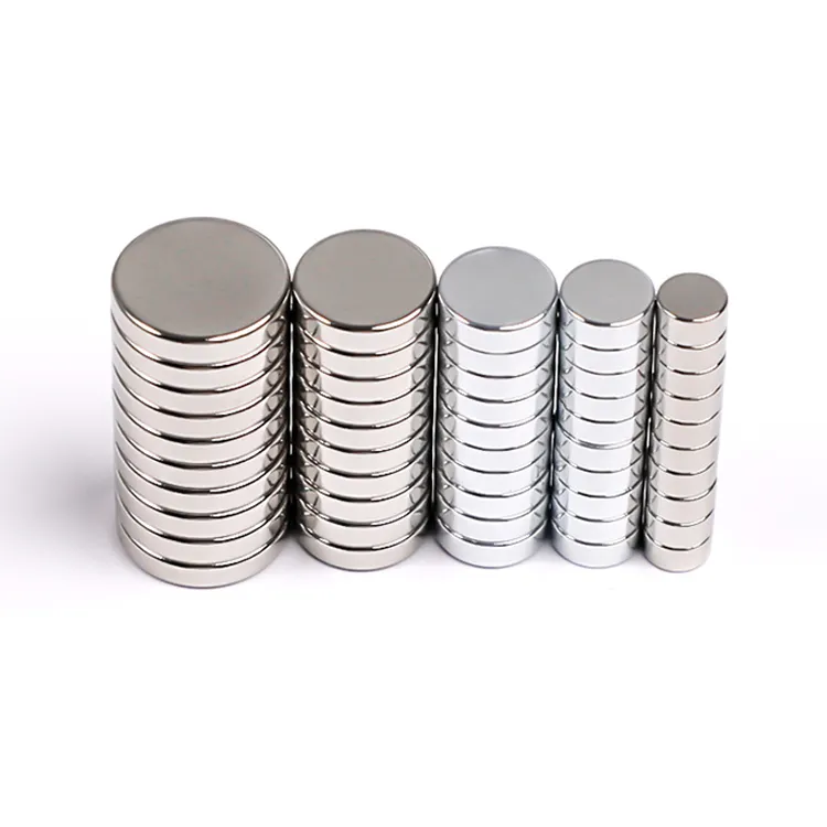 Factory Wholesale 2mm 3mm 5mm 6mm 8mm 12mm 15mm Imanes Neodimio N52 Strong Small Tiny Round Disc Neodymium Miniature Magnets