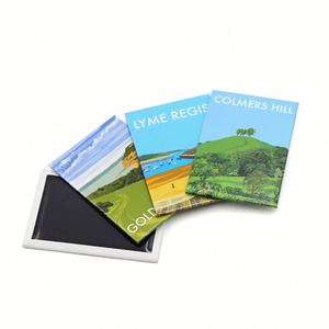 Top Quality Custom Printing Refrigerator Tourist Scenery Photo Souvenir Customized Tin <b>Fridge</b> Magnets - Product Image 4