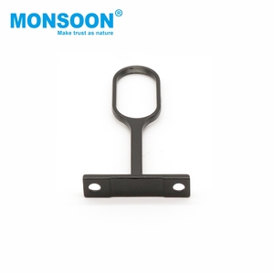 Support de tringle de penderie ovale creux en alliage de zinc pour armoire, support de tube de penderie, support d'extrémité de tringle - Product Image 4