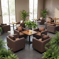 Combinaison Table et Chaises de Style Industriel pour Bars Commerciaux, Restaurants, Cafés, Taverne, Salons de Thé du Guangdong