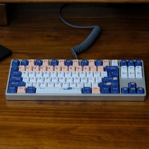 Màu Đỏ/Màu xanh rosetheme Keycap 133 Phím Cherry hồ sơ thăng hoa PBT Keycaps cho MX chuyển đổi bàn phím cơ khí 104/68/87/98 - Product Image 4