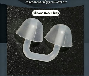 Pinza Nasal para Niños para Nadar, Tapón Nasal Universal en Forma de U para Niños, Evita que el Agua se Inture en las Vías Respiratorias - Product Image 1