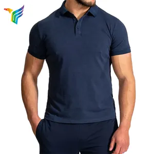 Erkekler için nakış logosu erkek polo tişört t shirt