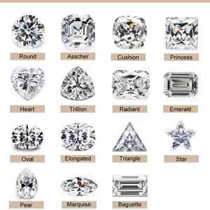 Diamante Moissanita Goldleaf, Precio de Fábrica, Color D, Forma Fantasía, Diamante Moissanita Incoloro - Product Image 6