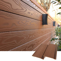 Venta caliente al aire libre Wpc Panel de pared 3D Co-extrusión Madera Plástico Panel compuesto Revestimiento de pared Balcón Valla Paneles Tableros