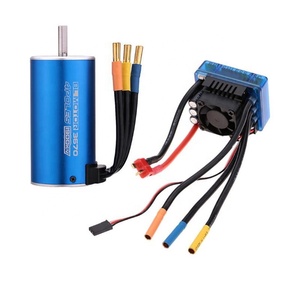 RC 3670 2150kv 1900kv 2650kv 4 cực sensorless động cơ không chổi than với 80A ESC & LED lập trình Thẻ Combo cho 1/8 RC Xe Xe tải - Product Image 2