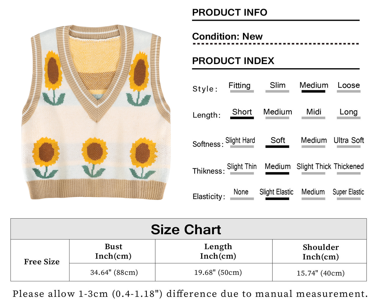 トップス Sunflower Knit Vest OUR LEGACY 10128_ca631ebf60-m4233kis_1-