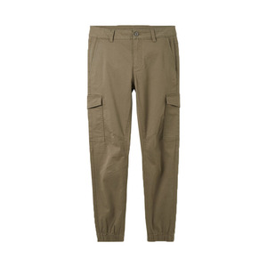 Mens Comfortable Lightweight <b>Cargo</b> <b>Pants</b> <b>Elastic</b> <b>Waist</b> Straight Leg Woven Trousers Multiple Pockets Casual Daily Fashion Apparel - Product Image 1