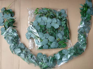 Ghirlanda di Eucalipto Artificiale di Alta Qualità, Foglie di Salice, Pianta Verde per Decorazioni di Matrimoni, Feste e Hotel - Product Image 6