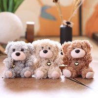 Boneka Beruang Mini 13cm Gantungan Kunci Lucu Mainan Hewan Boneka untuk Hadiah Mesin Cakar Produsen OEM Pasar AS
