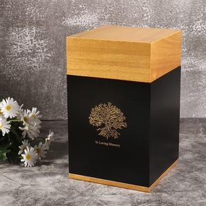 Caja de embalaje de cenizas para adultos, urna de recuerdo de madera para cremación personalizada para cenizas humanos, hombres y mujeres - Product Image 3
