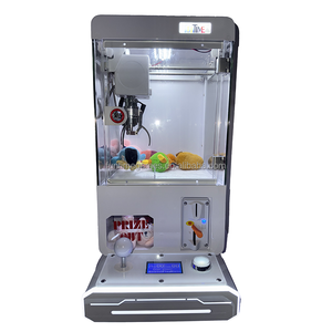 Máquina de grúa de garras mini de metal duradero para juguete de empuje de monedas con idioma inglés para centro de juegos arcade - Product Image 5