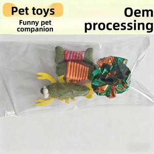 Mainan Tongkat Penggoda Kucing Catnip dengan Suara, Mainan Hewan Peliharaan yang Menghibur Diri Sendiri untuk Kucing - Product Image 6