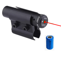 Vue tactique de laser de point rouge et vert avec la batterie pour la pêche de chasse