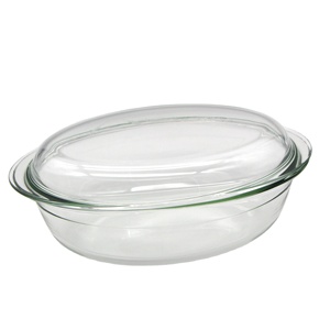 Casserole en verre transparent Linuo, nouveau design 2023, avec couvercle en verre - Product Image 3