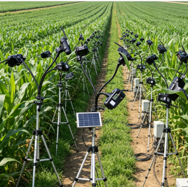 In-Situ Plant Sensing Equipment Canopy Fluorescence Detector for Field Plant Phenotyping and Agricultural Research