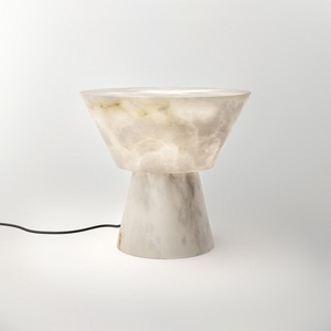 Spanish Marble Mushroom Table <b>Lamp</b> E27 <b>Led</b> 220V Switch Control Bedside Decorative <b>Lighting</b> Fixture - Product Image 1