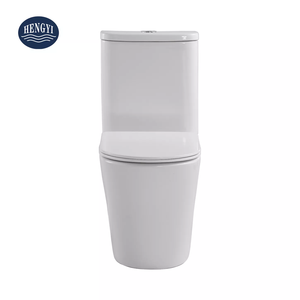 HY-6093B Certification CE Lavage Moderne Nouveau <span class=keywords><strong>Design</strong></span> <span class=keywords><strong>Commode</strong></span> Carrée Deux Pièces Toilette Salle De Bains Sanitaire Wc Toilette - Product Image 4