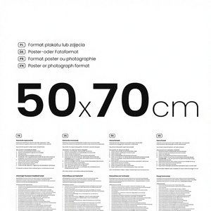 <span class=keywords><strong>Cornice</strong></span> Nera 50x70 cm in Legno Ingegnerizzato <span class=keywords><strong>per</strong></span> Foto, <span class=keywords><strong>Puzzle</strong></span>, Diplomi, Tela, Decorazione Murale - Product Image 2
