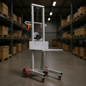 Apilador Manual con Capacidad de 400 Libras, Altura Máxima de 51.1 Pulgadas, Ruedas Ajustables, para Uso en Almacenes - Product Image 2