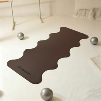 Tapete de Yoga Personalizado con Logotipo, de Poliuretano, 6mm de Grosor, Antideslizante, con Correa de Transporte para Gimnasio, Fitness, Pilates y Estudio