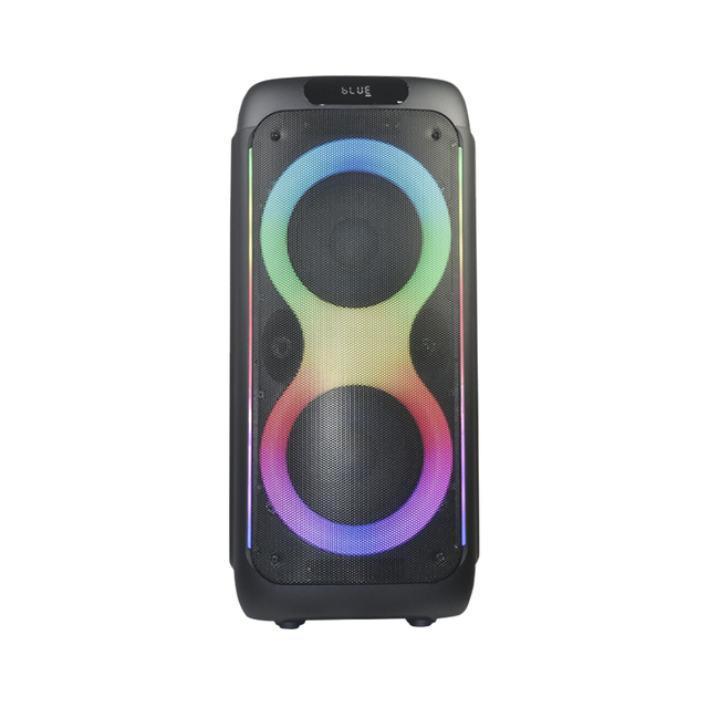 T 80W Big Power Loud Portable Outdoor Stereo Bluetooth Party Speaker With Plus Fire Light Heavy Bass