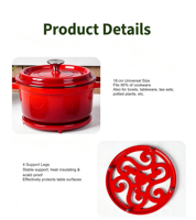 Ensemble de casseroles 8 pièces, ustensiles de cuisine, casseroles et poêles compatibles avec les cuisinières à induction et à gaz, résistantes au four