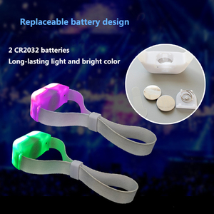 15 màu sắc khu DMX điều khiển từ xa LED Vòng đeo tay xyloband ánh sáng lên dây đeo cổ tay cho bên buổi hòa nhạc khuyến mãi - Product Image 3