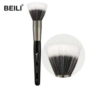 BEILI Premium capelli Sintetici make up pennello di Moda peloso stipple fondazione pennello di contorno di trucco spazzole produttori