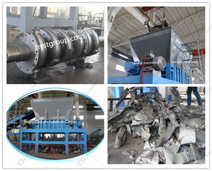 Broyeur industriel entièrement automatique pour déchets solides, plastique, métal, broyeur de fibres de bois, broyeur à <span class=keywords><strong>2</strong></span> arbres - Product Image 5