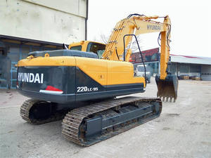 Excavatrice sur chenilles multifonctionnelle d'occasion d'origine coréenne Hyundai 220lc-9s, moteur Yanmar, haute efficacité, bon roulement de pompe, engrenage - Product Image 3