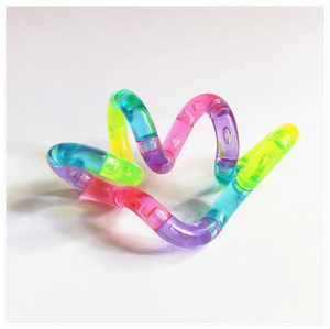 Gioco <span class=keywords><strong>Twister</strong></span> per Bambini in ABS per Allenamento della Concentrazione, Rilassamento delle Dita, Smettere di Fumare - Giocattolo Girevole in Cristallo Arcobaleno - Product Image 1