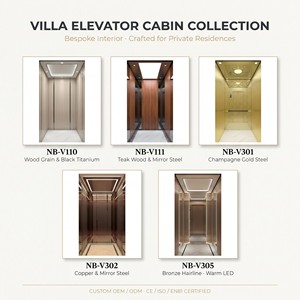 Ascenseur de villa Fuji MRL compact pour <span class=keywords><strong>petit</strong></span> puits, pour résidence privée, certifié CE - Product Image 6