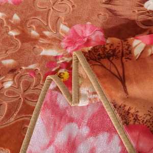 Mantas personalizadas al por mayor para la industria textil a buen precio, 12 <span class=keywords><strong>kg</strong></span> de grosor, conjuntos de tamaño king, mantas Raschel nubladas de visón - Product Image 6