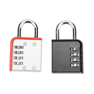 Combination <b>Padlock</b> 4 Digit Metal Mechanical Lock HB05 Resettable For Gym Cabinet Door Window Travel Use - Product Image 2
