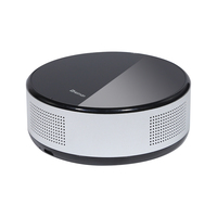 Moniteur de qualité de l'air Zigbee Tuya Heiman 4-en-1 PM2.5 HCHO Capteur de température et d'humidité avec écran OLED et contrôle gestuel