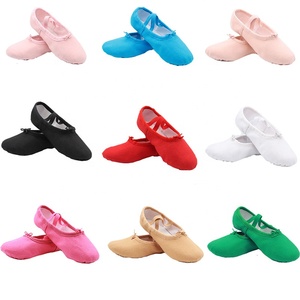 All'ingrosso scarpe sportive per bambini scarpetta di balletto in tela con Modulare Sole scarpe da ginnastica Yoga piatte per le prestazioni di <span class=keywords><strong>pratica</strong></span> del balletto - Product Image 3